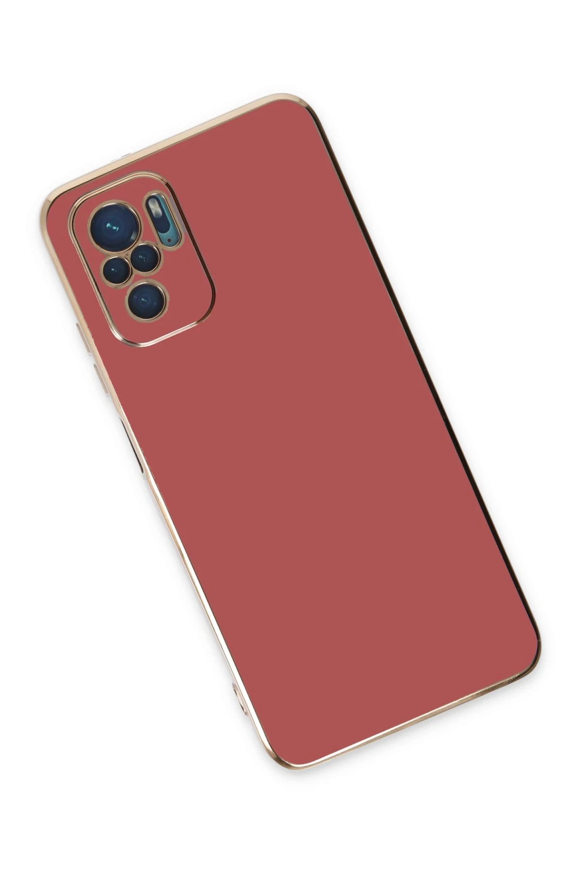 Xiaomi Redmi Note 10 Kılıf Volet Silikon - Kırmızı-(5796) - Görsel 3