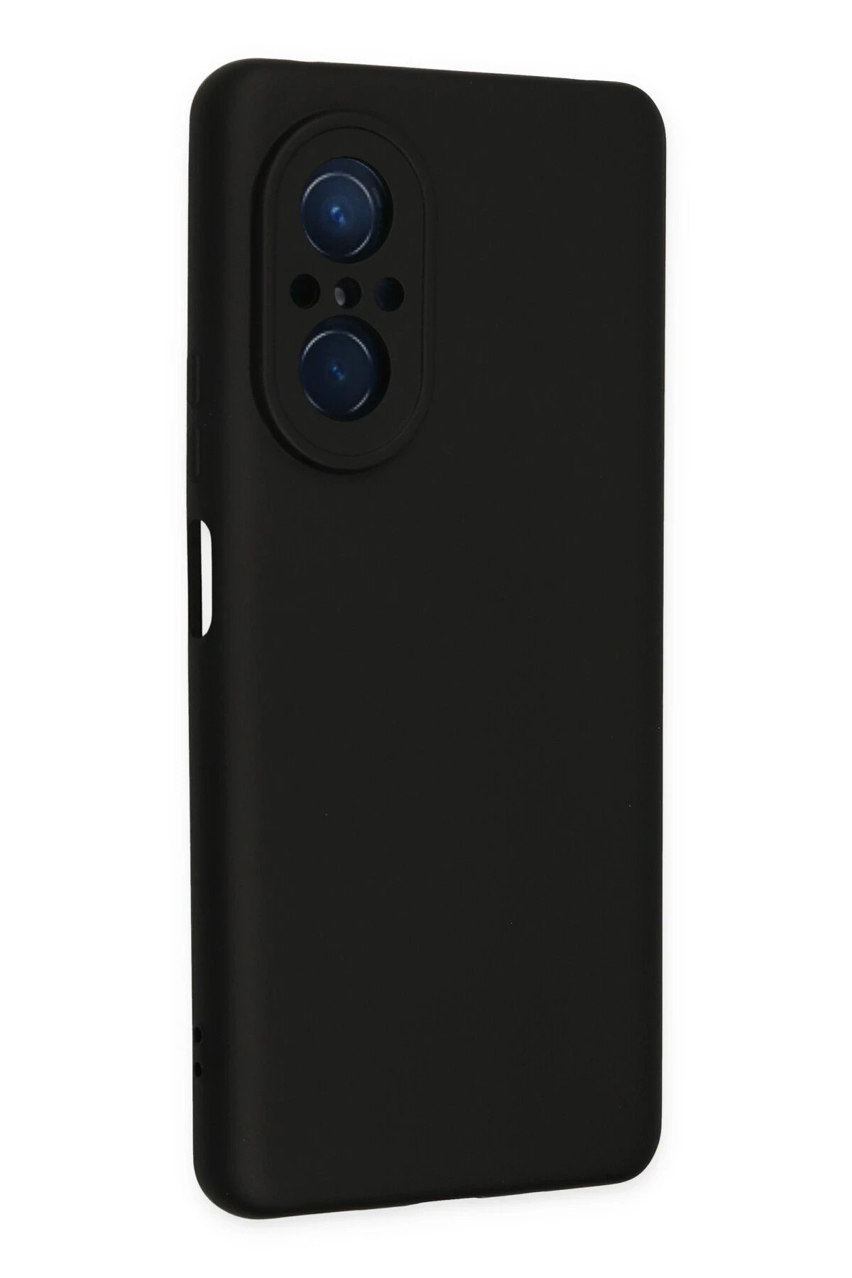 Huawei Nova 9 SE Kılıf Nano içi Kadife Silikon - Siyah-(5796) - Görsel 2