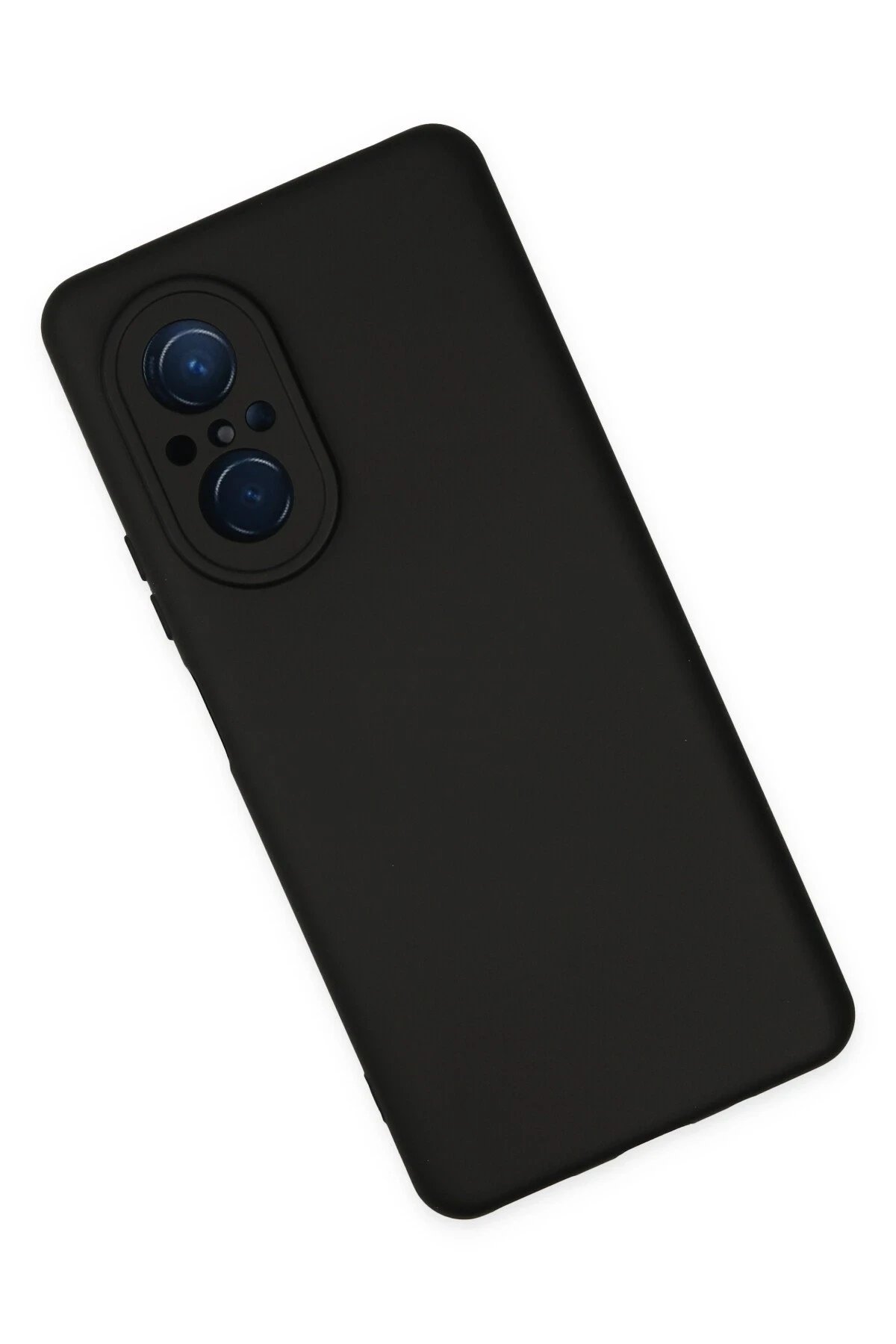 Huawei Nova 9 SE Kılıf Nano içi Kadife Silikon - Siyah-(5796) - Görsel 3