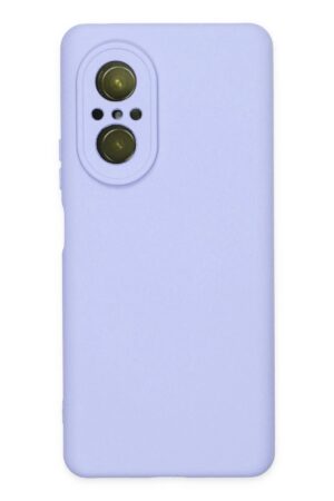 Huawei Nova 9 SE Kılıf Nano içi Kadife Silikon - Lila-(5796)