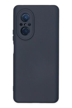 Huawei Nova 9 SE Kılıf Nano içi Kadife Silikon - Lacivert-(5796)