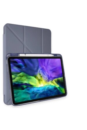 iPad Air 4 10.9 Kılıf Kalemlikli Mars Tablet Kılıfı - Lila-(5796)