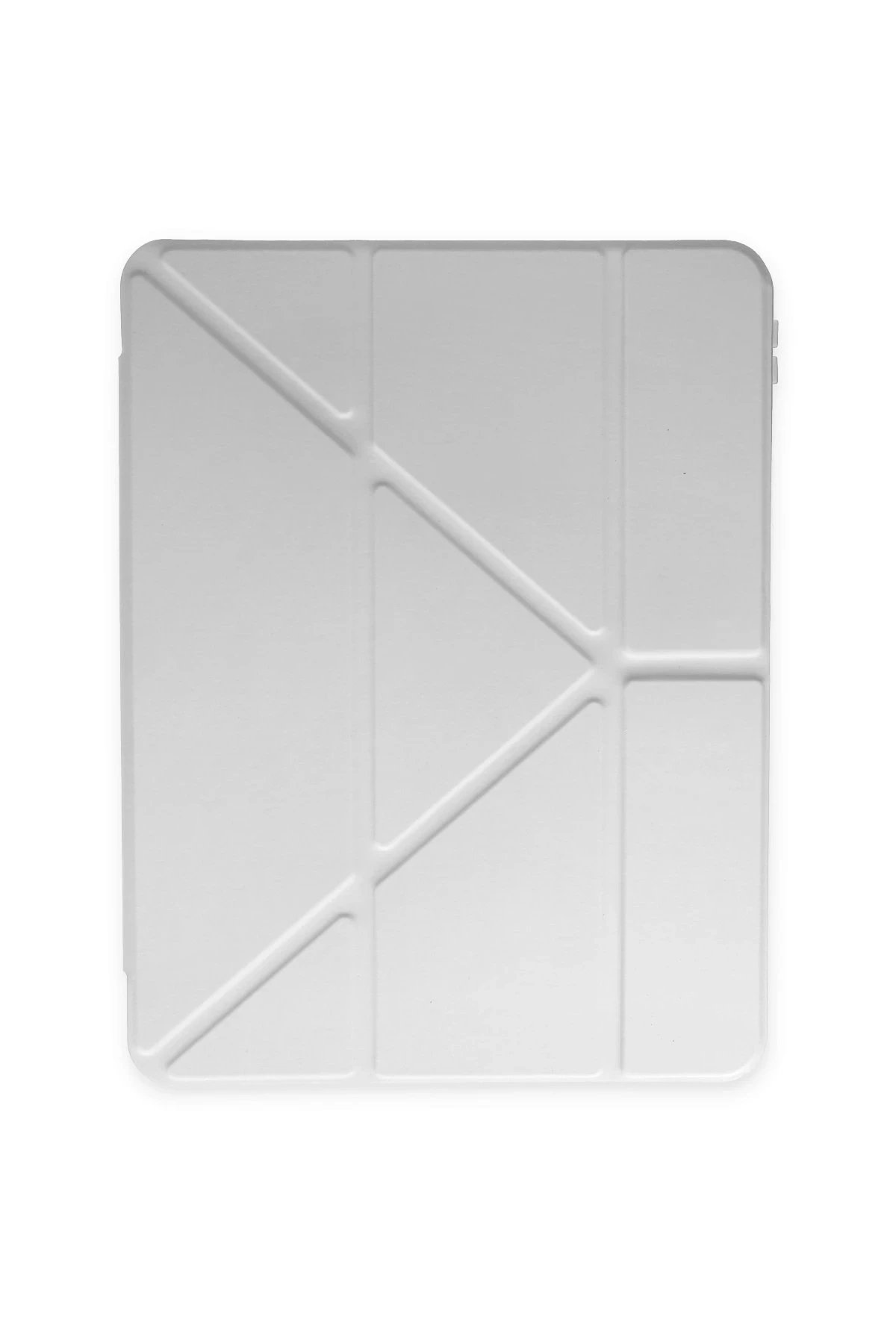 Samsung Galaxy P610 Tab S6 Lite 10.4 Kılıf Kalemlikli Mars Tablet Kılıfı - Gri-(5796) - Görsel 3