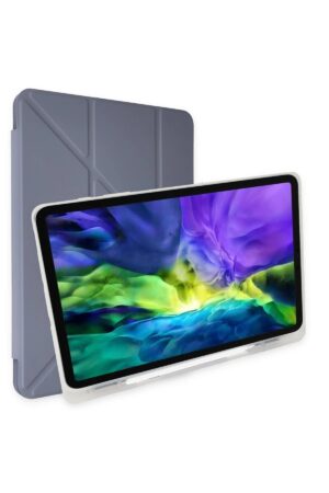 Xiaomi Mi Pad 5 11 Kılıf Kalemlikli Mars Tablet Kılıfı - Lila-(5796)