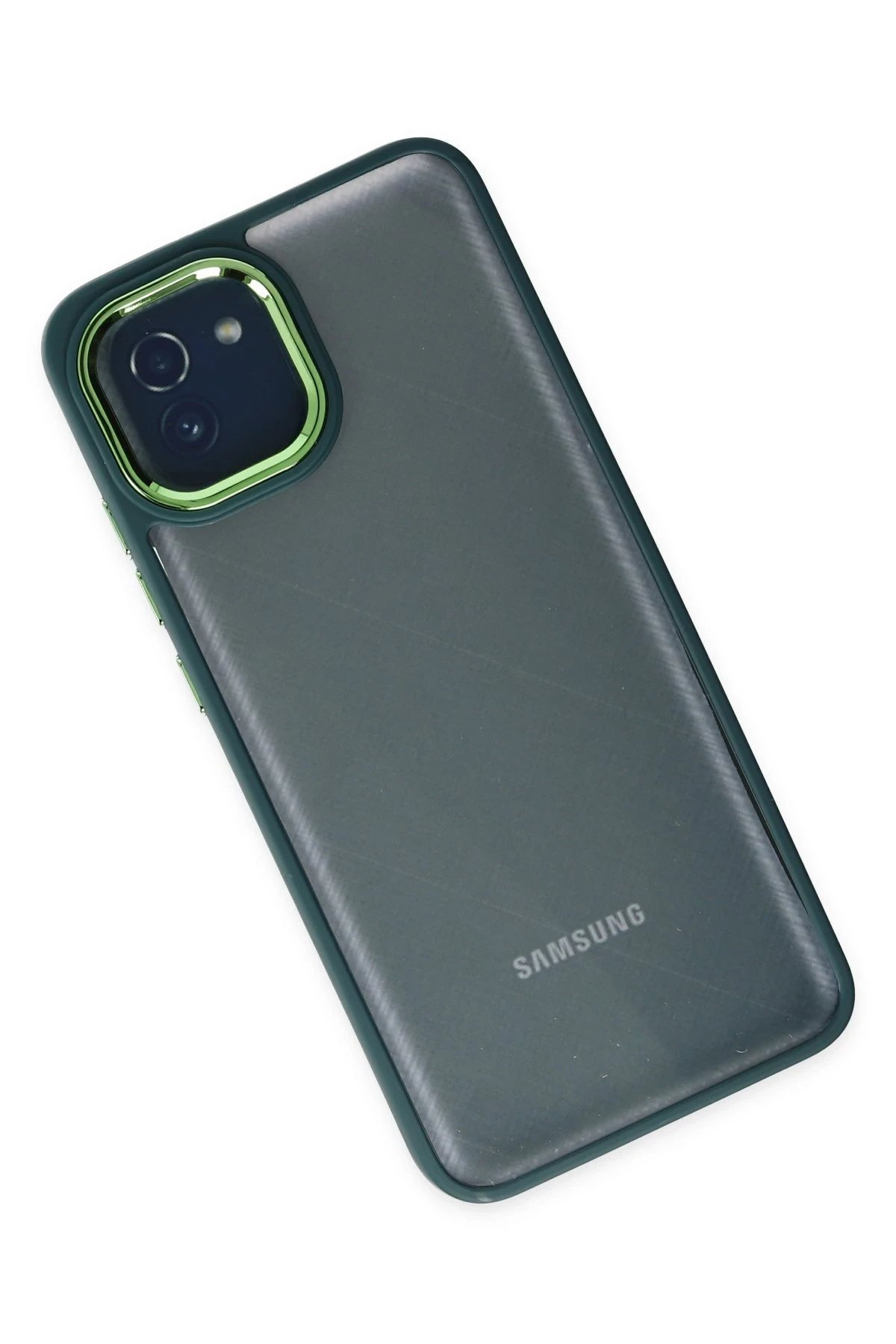 Samsung Galaxy A03 Kılıf Dora Kapak - Haki Yeşil-(5796) - Görsel 2