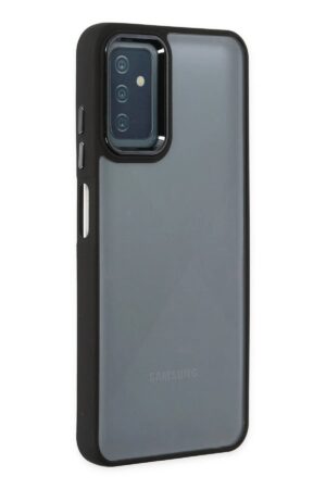 Samsung Galaxy M13 Kılıf Dora Kapak - Siyah-(5796)