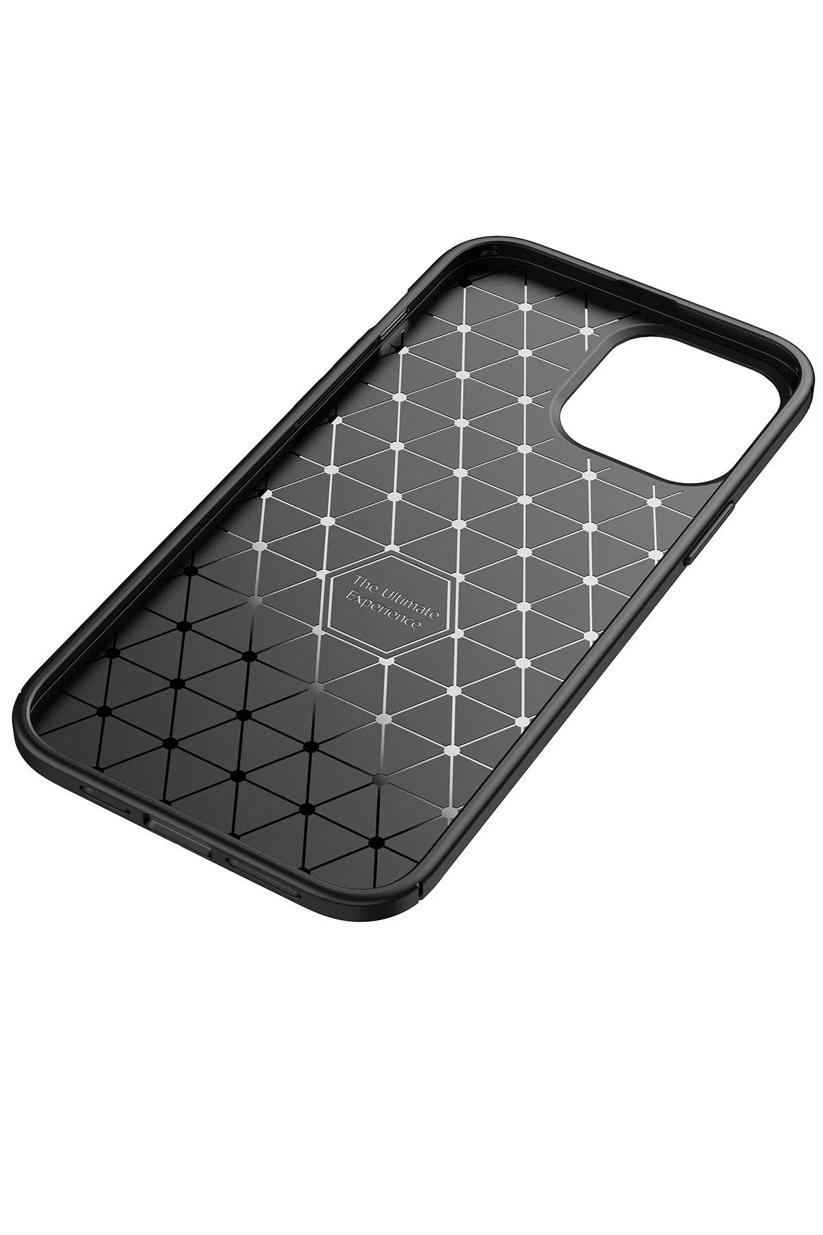 iPhone 14 Pro Kılıf Auto Focus Karbon Kapak - Lacivert-(5796) - Görsel 3