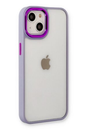 iPhone 14 Plus Kılıf Dora Kapak - Lila-(5796)