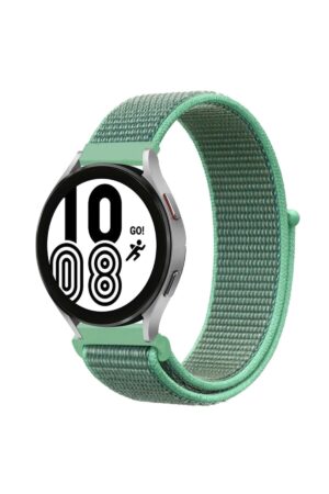 Samsung Galaxy Watch 4 Hasırlı Cırtcırtlı Kordon uaz-(5796)