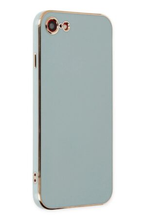 iPhone 7 Kılıf Volet Silikon - Açık Yeşil-(5796)