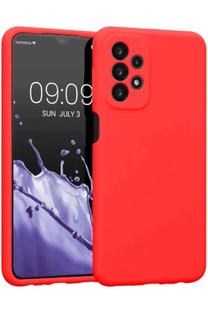 Samsung Galaxy A23 4G Kılıf First Silikon - Kırmızı-(5796)