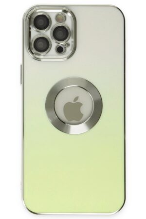 iPhone 12 Pro Max Kılıf Best Silikon - Yeşil-(5796)