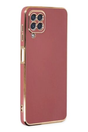 Samsung Galaxy A22 Kılıf Volet Silikon - Kırmızı-(5796)