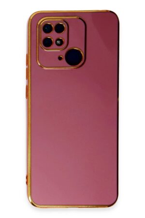 Xiaomi Redmi 10C Kılıf Volet Silikon - Kırmızı-(5796)