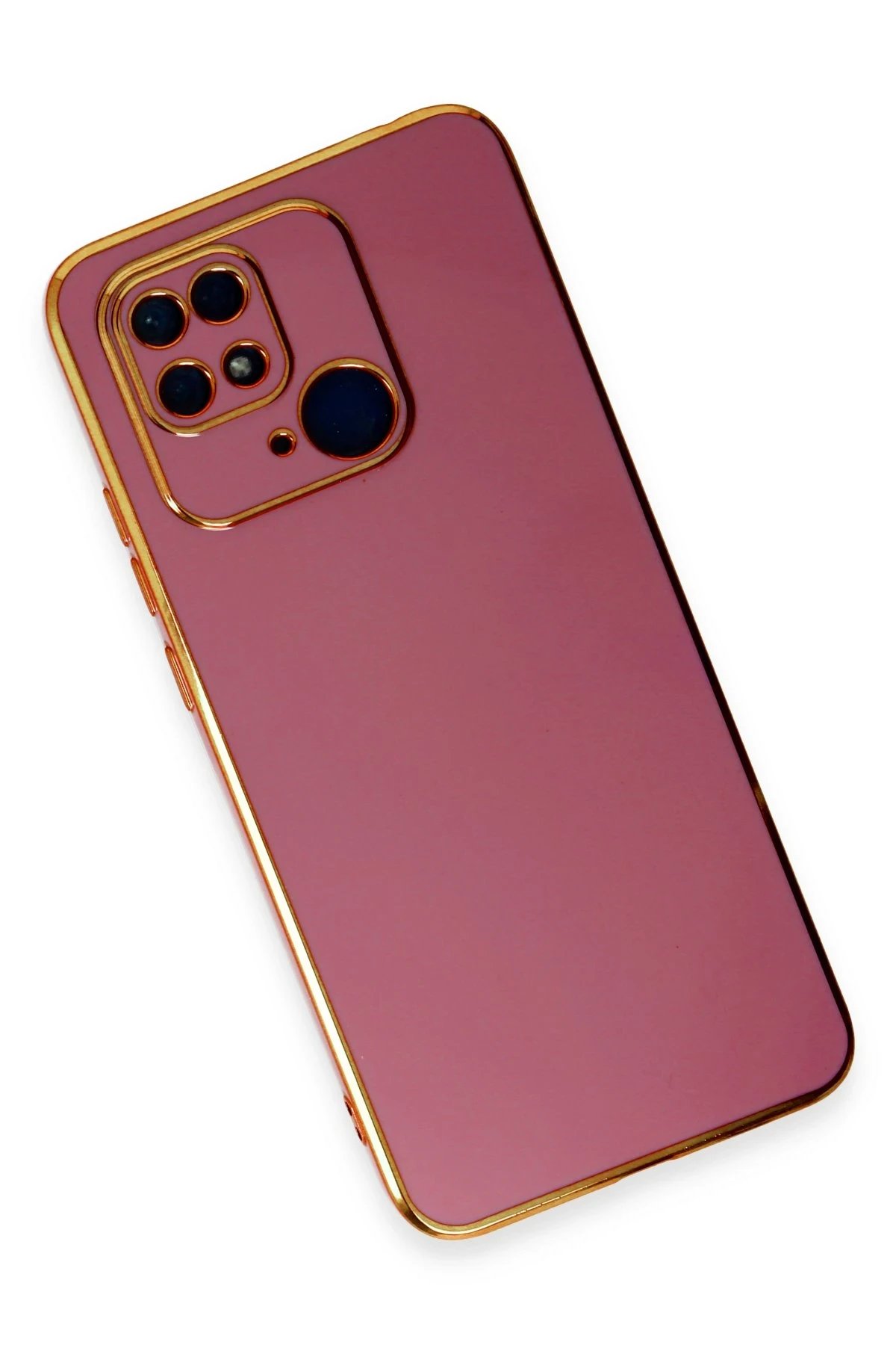 Xiaomi Redmi 10C Kılıf Volet Silikon - Kırmızı-(5796) - Görsel 2