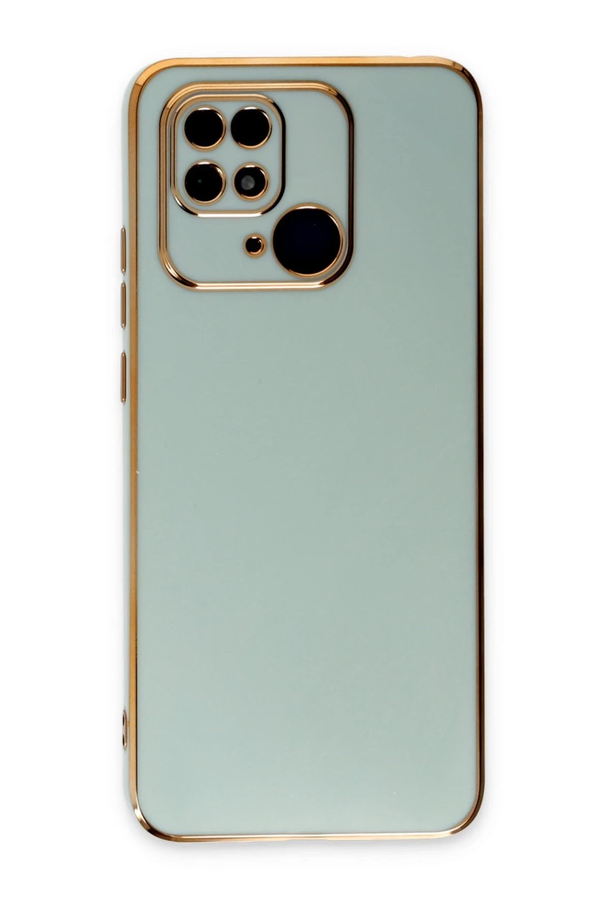 Xiaomi Redmi 10C Kılıf Volet Silikon - Açık Yeşil-(5796) - Görsel 2