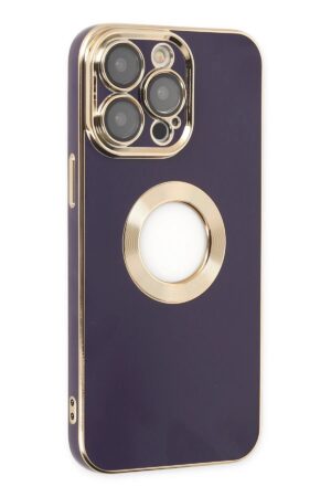 iPhone 13 Pro Max Kılıf Store Silikon - Derin Mor-(5796)