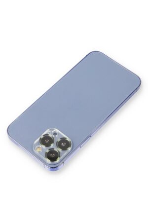 iPhone 12 Pro Metal Kamera Lens Koruma Cam - Koyu Yeşil-(5796)