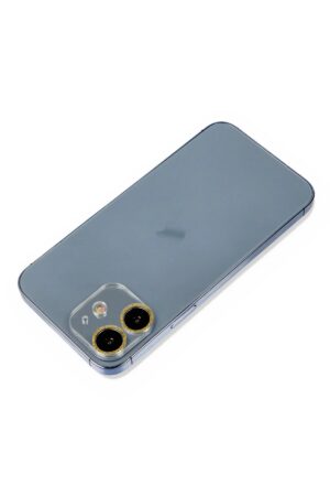 iPhone 12 Shine Kamera Lens Koruma Cam - Gold-(5796)