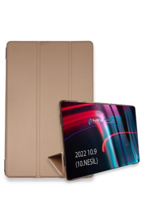 iPad 2022 10.9 (10.nesil) Kılıf Tablet Smart Kılıf - Rose Gold-(5796)