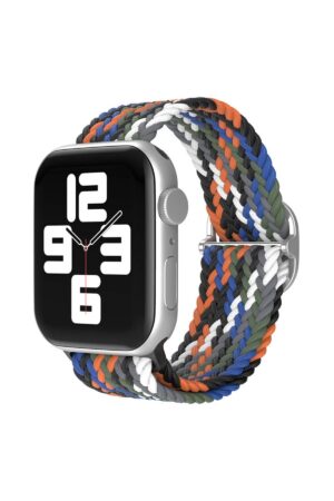 Watch 22mm Star Kordon - Gri-Turuncu-(5796)