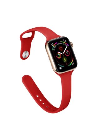 Apple Watch 42mm Klasik Kordon - Kırmızı-(5796)