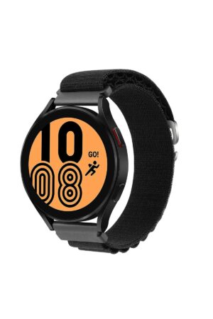 Watch 20mm KR410 Kumaş Kordon - Siyah-(5796)