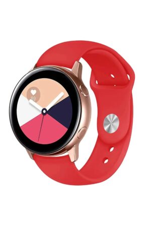 Watch 20mm Klasik Kordon - Kırmızı-(5796)