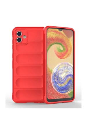 Samsung Galaxy A04E Kılıf Optimum Silikon - Kırmızı-(5796)