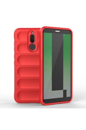 Huawei Mate 10 Lite Kılıf Optimum Silikon - Kırmızı-(5796)