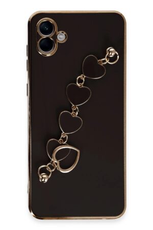 Samsung Galaxy A04 Kılıf Esila Silikon - Siyah-(5796)