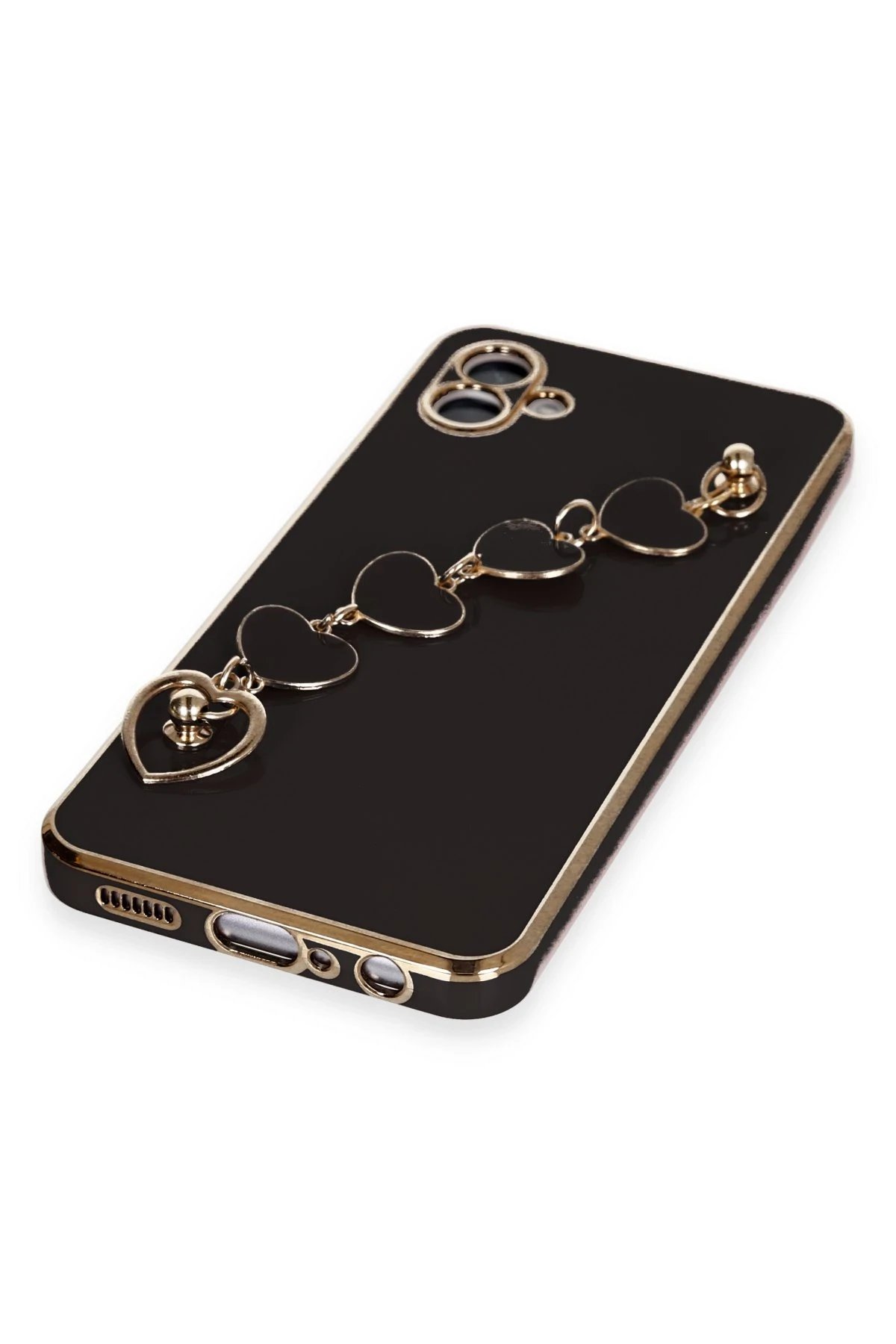 Samsung Galaxy A04 Kılıf Esila Silikon - Siyah-(5796) - Görsel 4