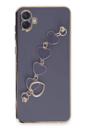 Samsung Galaxy A04E Kılıf Esila Silikon - Gri-(5796)