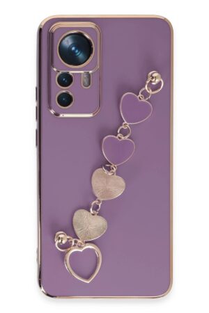 Xiaomi Mi 12T Pro Kılıf Esila Silikon - Mor-(5796)