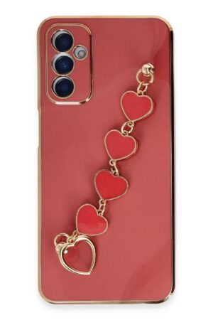 Samsung Galaxy A14 4G Kılıf Esila Silikon - Kırmızı-(5796)