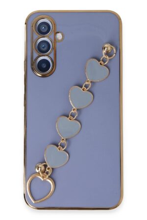 Samsung Galaxy A54 5G Kılıf Esila Silikon - Gri-(5796)