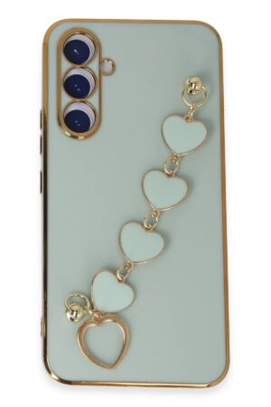 Samsung Galaxy A54 5G Kılıf Esila Silikon - Su Yeşili-(5796)