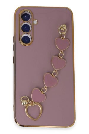 Samsung Galaxy A54 5G Kılıf Esila Silikon - Mor-(5796)
