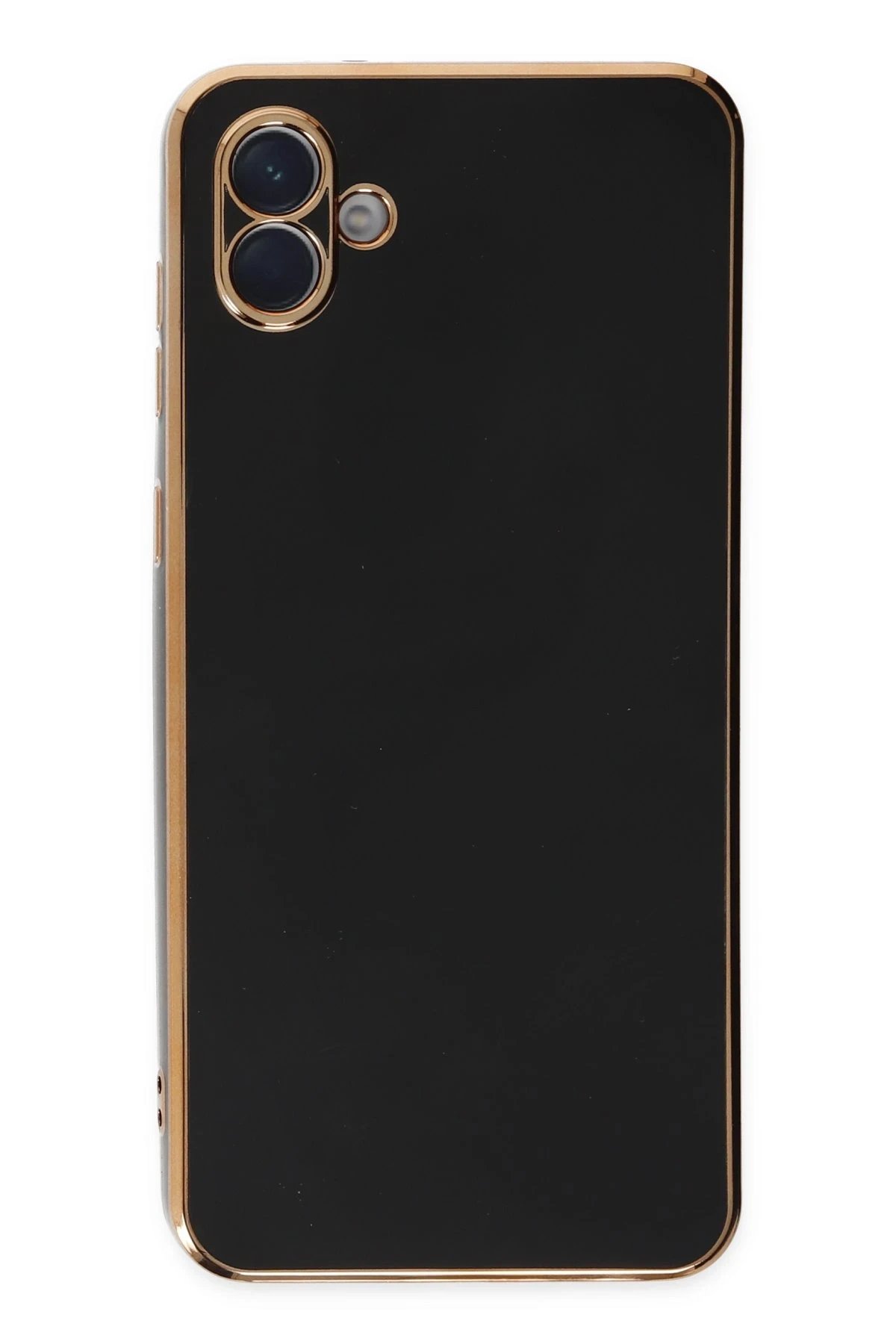 Samsung Galaxy A04E Kılıf Volet Silikon - Siyah-(5796)