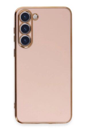 Samsung Galaxy S23 Kılıf Volet Silikon - Pembe-(5796)