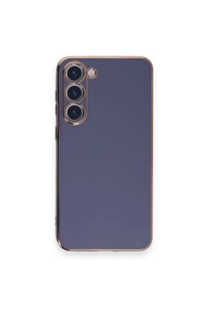 Samsung Galaxy S23 Plus Kılıf Volet Silikon - Mavi-(5796)