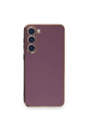 Samsung Galaxy S23 Plus Kılıf Volet Silikon - Mor-(5796)