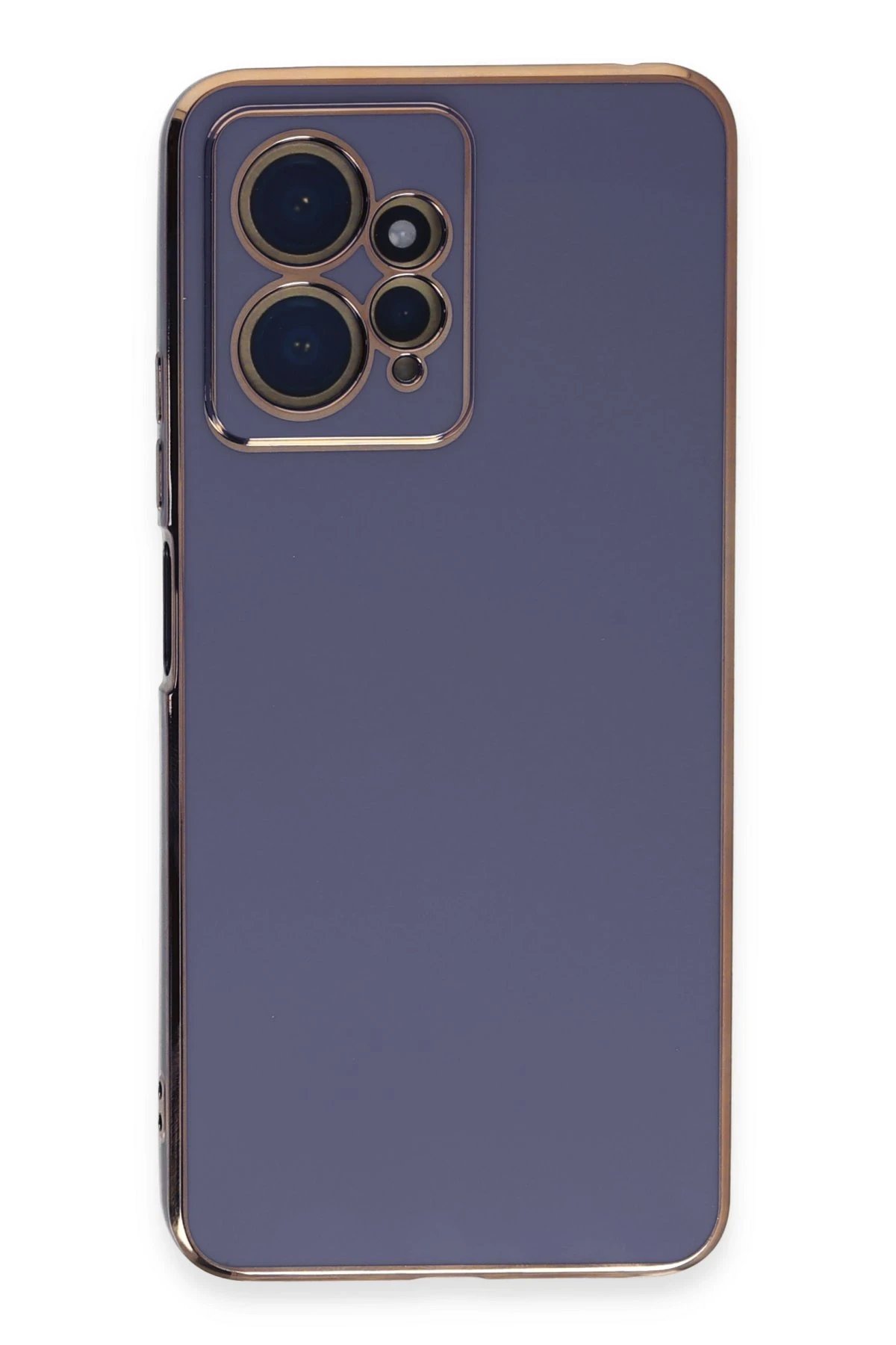 Xiaomi Redmi Note 12 4G Kılıf Volet Silikon - Mavi-(5796)