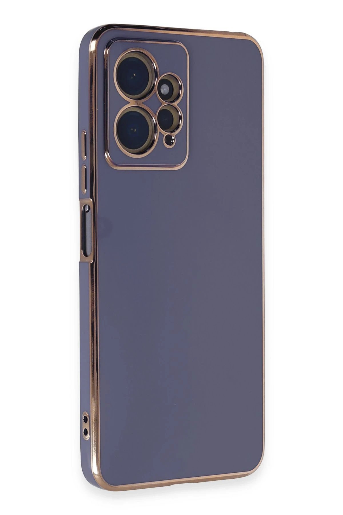 Xiaomi Redmi Note 12 4G Kılıf Volet Silikon - Mavi-(5796) - Görsel 2