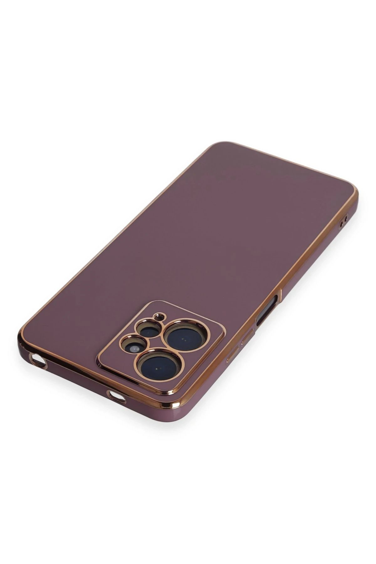 Xiaomi Redmi Note 12 4G Kılıf Volet Silikon - Mor-(5796) - Görsel 3