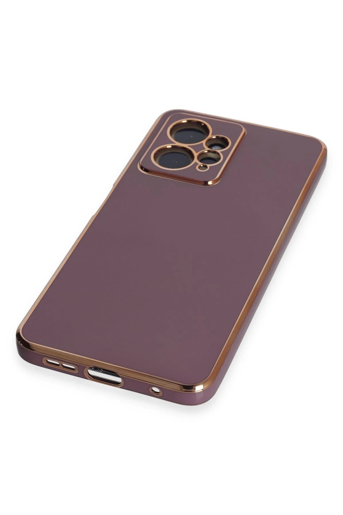 Xiaomi Redmi Note 12 4G Kılıf Volet Silikon - Mor-(5796) - Görsel 4