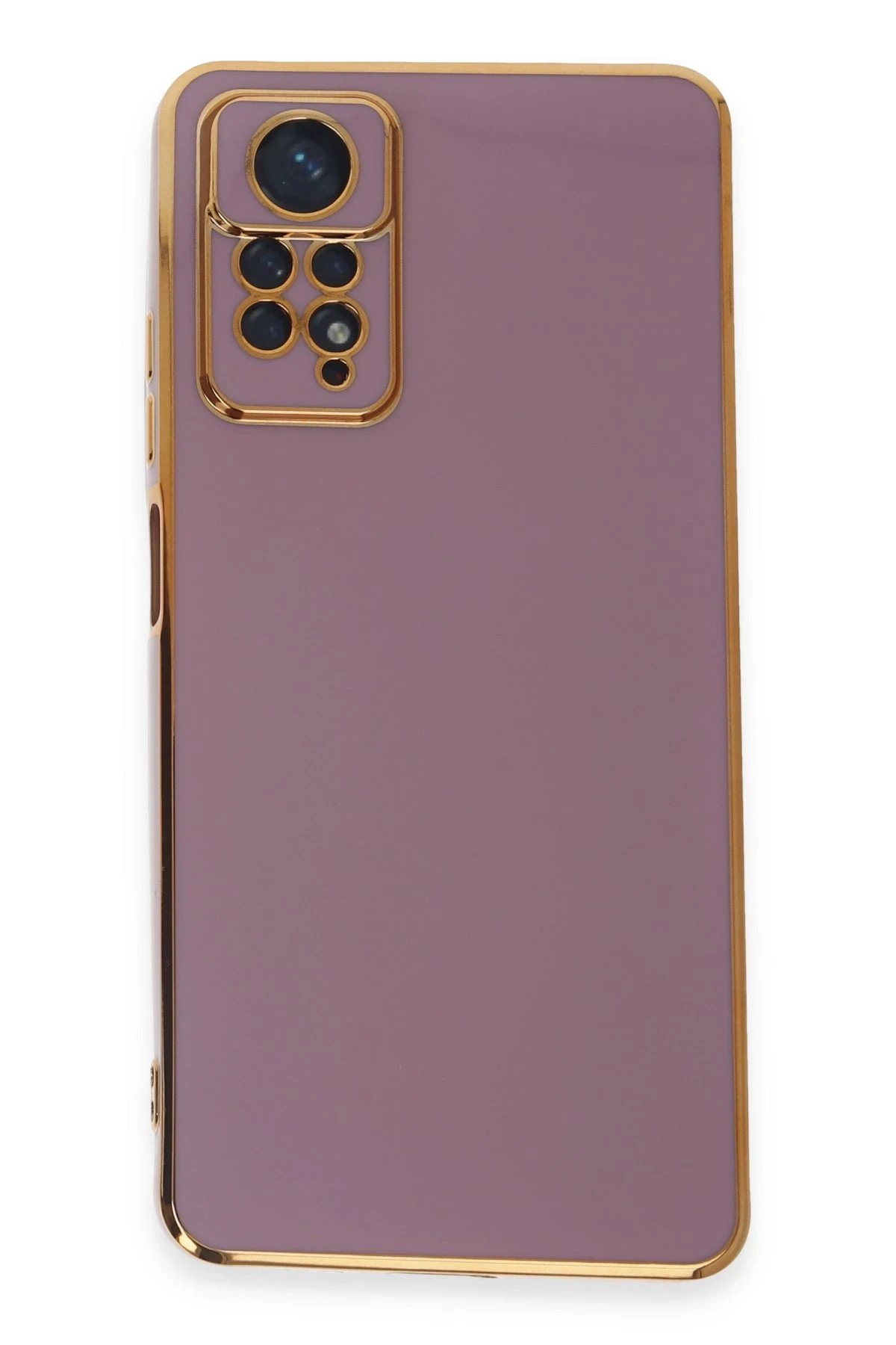 Xiaomi Redmi Note 12 Pro 4G Kılıf Volet Silikon - Mor-(5796)