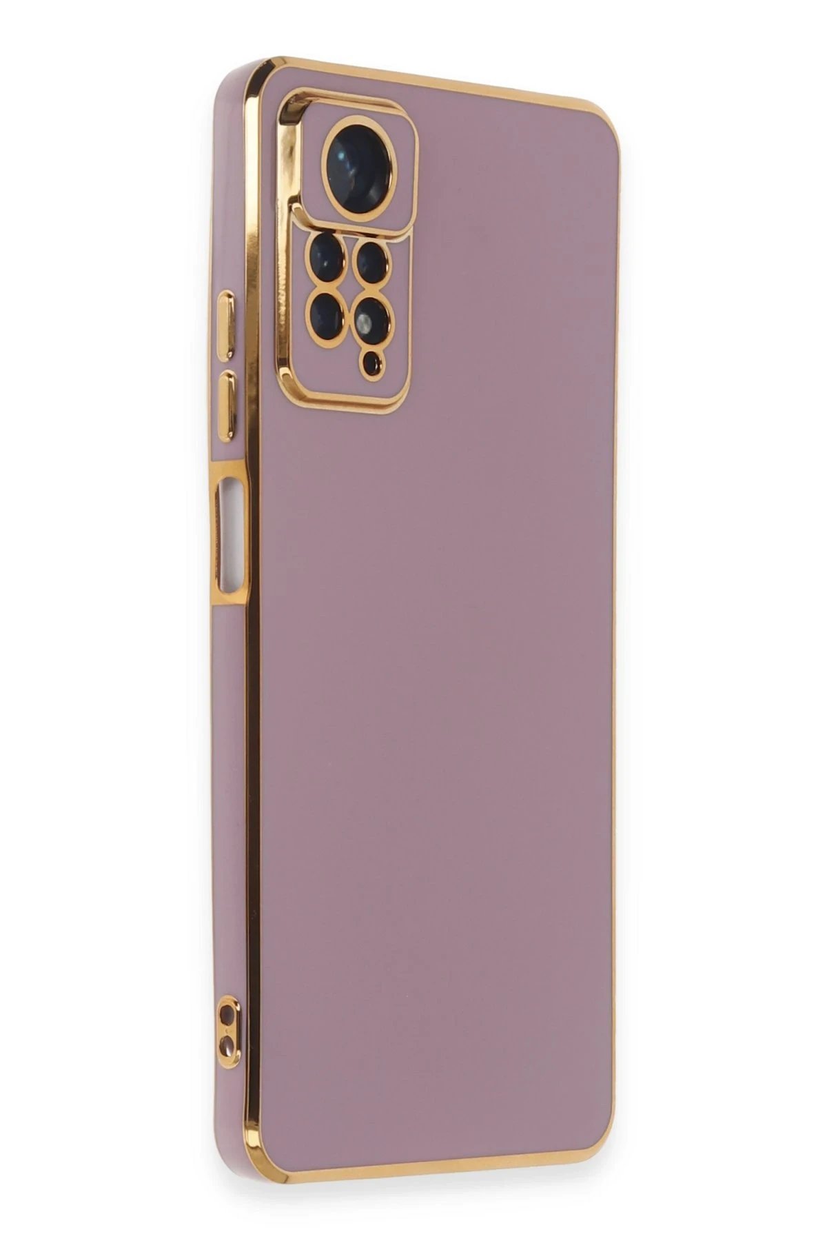 Xiaomi Redmi Note 12 Pro 4G Kılıf Volet Silikon - Mor-(5796) - Görsel 2