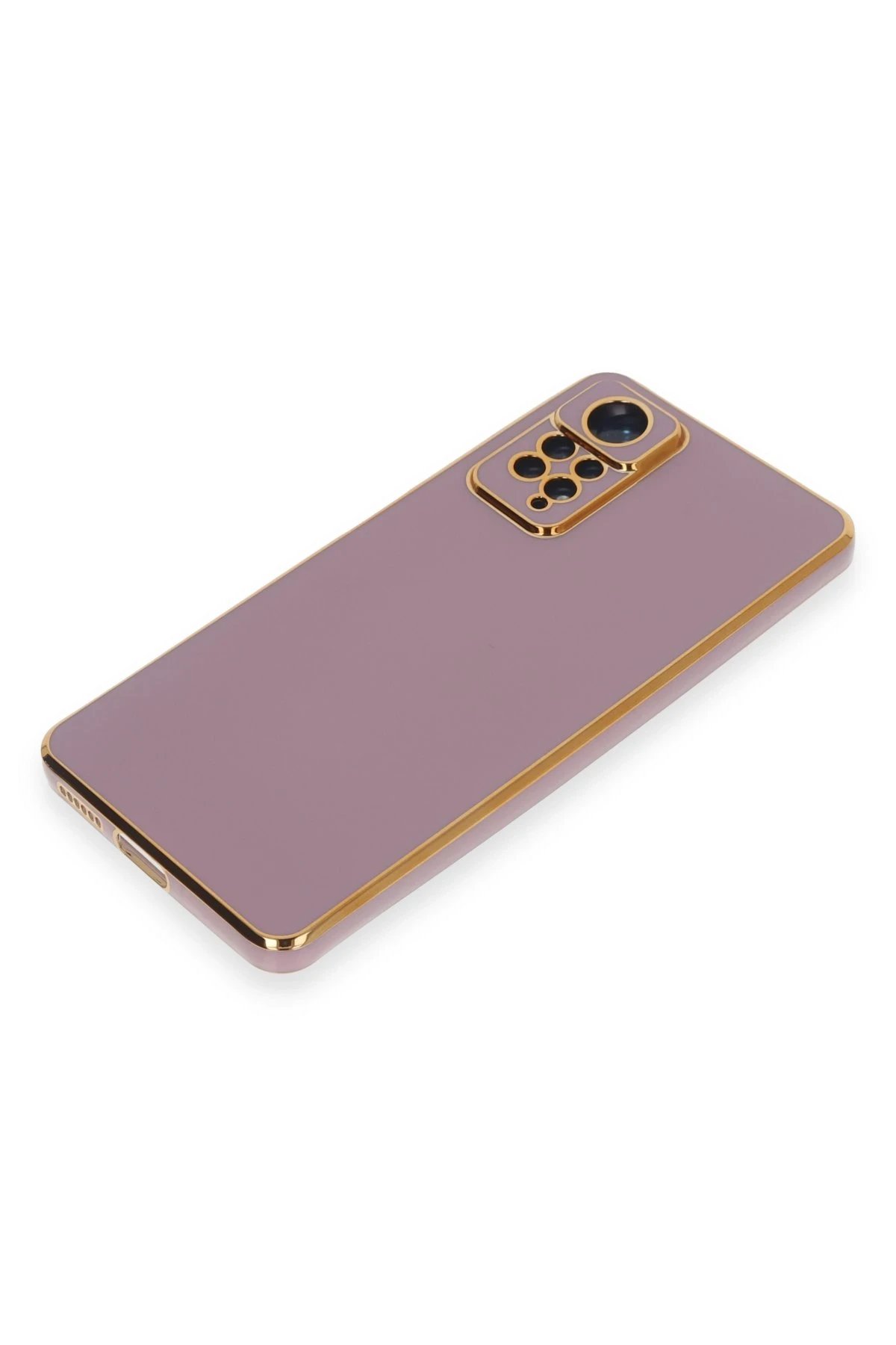 Xiaomi Redmi Note 12 Pro 4G Kılıf Volet Silikon - Mor-(5796) - Görsel 4