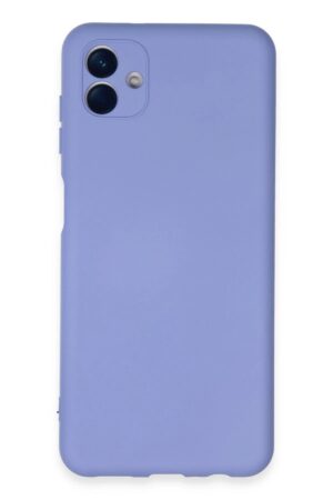 Samsung Galaxy A04E Kılıf Nano içi Kadife Silikon - Lila-(5796)